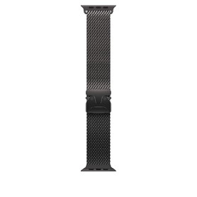 Apple Watch Band - Bracelet Milanais - 49 mm - Noir - Medium