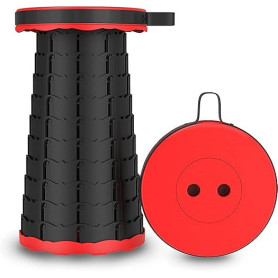 SOUTH AREA - Tabouret Pliant Polyvalent | Seau Pliable Camping et Pêche | Tabouret Pliable Portable et Léger | Charge Max 220 kg