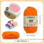 LIHAO Laine à tricoter, 12pcs pelote de Laine crochet en 100% Acrylique,15g/pcs mulcolore