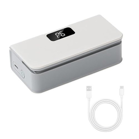 Mini Scelleur, 2 en 1 Scelleuse de Sacs Magnétique avec Cutter Caché, 6 Niveau Chaleur, Machine de Scellage Manuelle pour le Sto