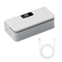 Mini Scelleur, 2 en 1 Scelleuse de Sacs Magnétique avec Cutter Caché, 6 Niveau Chaleur, Machine de Scellage Manuelle pour le Sto