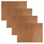 4 Pièces Papier Cuisson Reutilisable Four 30x40cm, Feuille Cuisson Téflon Antiadhésifs Résistant à la Chaleur Peut être Coupé à