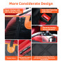 KYG Housse de Siège d'auto pour Chien Banquette Arrière Antidérapant et Imperméable Mise à Niveau Matérielle avec Fenêtre de Vis