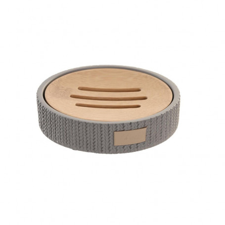Porte-savon DKD Home Decor Gris (11 x 11 x 2,5 cm) 19,99 €