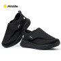 FitVille Chaussures Larges pour Hommes Chaussons Souples Chaussures de Marche Ajustables Scratch, Idéaux pour Pieds Sensibles