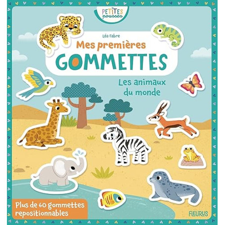 Mes premières gommettes - Les animaux du monde