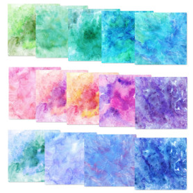 LUCKIGUCK Infusible Transfer Ink Sheets 14 Pièces/ensemble, Heat Press Feuilles D'encre De Papier Transfert 30,5 X 30,5 Cm, Pre-