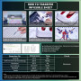 LUCKIGUCK Infusible Transfer Ink Sheets 14 Pièces/ensemble, Heat Press Feuilles D'encre De Papier Transfert 30,5 X 30,5 Cm, Pre-