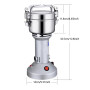 Moulin à céréales électrique 150 g 550 W 27 000 tr/min Moulin à farine haute vitesse 220 V, broyeur à poudre multifonction pour 