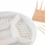 Plateau apéritif DKD Home Decor Multicouleur Bambou Grès (23,5 x 23,5 x 3 cm) 31,99 €