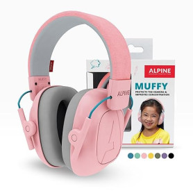 Alpine Muffy Casque Anti-Bruit: protection auditive pour enfants jusqu'à 16 ans - CE Certifié - Confortable et réglable - Prévie