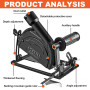 Ensemble de Support pour Meuleuse D'angle 100-125, Accessoires pour Outils de Coupe, Angle Réglable de 0 à 45°, Profondeur de Co