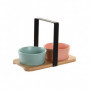 Ensemble à apértif DKD Home Decor Porcelaine Multicouleur Bambou (20 x 10,5 x 14 103,99 €