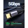 UGREEN Câble USB 3.0 vers Type C Charge Rapide et Data Sync 5Gbps Compatible avec iPhone 17 Pro Max Air 16 Galaxy S25 Ultra S24