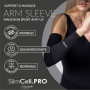 SlimCell Gambetti Manchon de Compression Sport Unisexe – Support Musculaire Bras et Circulation, Manchon Antifatigue pour Runnin
