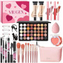 Viugex Coffret Maquillage Femme, Coffret Cadeau Maquillage, Kit de Maquillage Complet pour Adolescente Fille, avec Fond de Teint