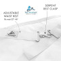 THE MASONIC COLLECTION - Tablier d'apprenti premier degré - Blanc - Grande poche et ceinture ajustable - Cadeau franc-maçon pour