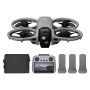 DJI Avata 360 Bundle Fly More (RC 2), drone avec imagerie 360° 8K au format 1 pouce pour FPV et prises de vue aériennes, drone c