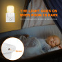 GRIFEMA GD101-2, 2 Veilleuses Enfants, Veilleuse Prise Électrique avec 3 Niveaux de Réglage de La Luminosité, Veilleuse Bébé Ada