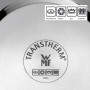 WMF Poêle à Braiser 28 cm avec bord haut et couvercle – Braisière à induction 5,0 l en acier inoxydable Cromargan, revêtement an