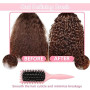 Brosse à boucler, brosse coiffante pour cheveux bouclés d'hommes et de femmes pour fixer et modeler les boucles, réduire les mèc
