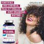 Biotine 10 000 µg GRANIONS, Complement alimentaire CHEVEUX, PEAU, ONGLES - Vitamine B5, Biotine, Millet, Cystine, Myrtille, Zinc