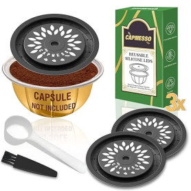 CAPMESSO Nespresso capsule vertuo compatibili capsules de café réutilisables pour réutiliser les dosettes Vertuoline, capsules V