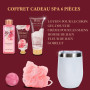 Coffret Cadeau pour Femme - Spa Luxetique Coffret de Soins Parfumé à la Rose 6 Pièces, Coffret d'anniversaire Pour Femme, Coffre