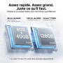 POPUX P13 Tablette, 13,4 Pouces 2.4K 120Hz Tablette Android 16 avec Gemini AI, 48Go RAM 128Go ROM, 12000mAh Battery, Widevine L1