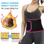 ACWOO Ceinture Lombaire Homme Femme, Ceinture de Sudation avec Sac Téléphone, Ceinture Sudation Ajustable, Sport Soutien du Dos,
