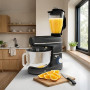 Fentic 6 en 1 Robot Pâtissier – 2000W - Av. Hachoir à Viande, Mixeur 1,5L, Cutter, Accessoires – Robot Cuisine Multifonctions Av