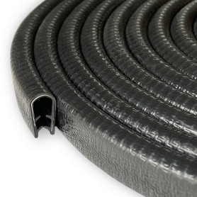 Protection de Portiere Voiture Plage de Serrage 1-2mm Protection Bord de Tole Joint Caoutchouc en u pour la Plupart des Voitures