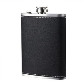 Heanvmyss Flacon de Hanche Portable,Flasques a Alcool en Acier Inoxydable,Flasque Whisky 8 oz,Bouteille d'Alcool,Flasques de Poc