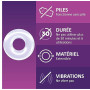 Durex - Sextoy Anneau penien - Pleasure Ring En Silicone Pour Prolonger la Durée du Rapport