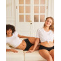 INNERSY Culotte Femme Coton Doux Slip Taille Basse sous-vêtement Élastique Basique Lot de 6