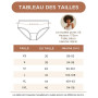 INNERSY Culotte Femme Coton Doux Slip Taille Basse sous-vêtement Élastique Basique Lot de 6