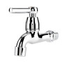 Robinet Mural pour Lavabo et Cuisine - Simple Poignée, Eau Froide - Pratique pour Lave-vaisselle, Lave-linge et Salle de Bain