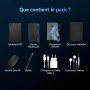 2026 Dernier Android 16 Tablette,12 Pouces Tactile Tablet avec Clavier,4G LTE+5G WiFi,120HZ 2K FHD 24Go RAM+128Go ROM,9000 mAh,O