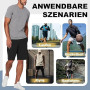 DDOBB Lot de 3 shorts de sport courts pour homme, avec poches, pantalon de course pour homme, avec cordon de serrage, pantalon d
