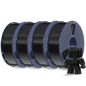 SUNLU 4KG Filament PLA Haute Vitesse 1.75 mm pour Imprimante 3D Rapide, Conçu pour l'Impression à Grande Vitesse, HS-PLA, Paquet