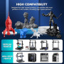 SUNLU 4KG Filament PLA Haute Vitesse 1.75 mm pour Imprimante 3D Rapide, Conçu pour l'Impression à Grande Vitesse, HS-PLA, Paquet