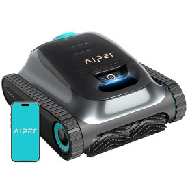 (2026 Upgrade) AIPER Scuba S1 Robot Piscine Nettoyage Sol, Parois & Ligne d’Eau, Autonomie de 270 Min, Filtration Ultra-Fine, Na