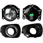Twixral Feu antibrouillard Ensembles de phares antibrouillard pour Mitsubishi pour Montero, pour Pajero pour Sport 2010-2014/L20