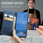 KZB Coque pour Samsung Galaxy S25 FE 5G Etui Premium Housse en Cuir Pochette Protection Portefeuille Rabat Clapet Case Porte Car