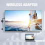 Mineup Dongle HDMI sans Fil, 2,4/5 GHz Adaptateur HDMI sans Fil, Miracast Dongle 4K, Récepteur d'Affichage WiFi pour TV Stick/An
