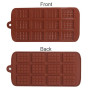 Neoreser 4 Pcs Moule Silicone Chocolat, 12 Cavités Antiadhésifs Moules à Chocolat, Mini Moule Tablette Chocolat, pour Pieces en