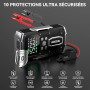 ACEZUK Booster Batterie Voiture 8000A, 150PSI Gonfleur Pneus Voiture, Démarreur avec Compresseur à Air, 12V Jump Starter pour Vé