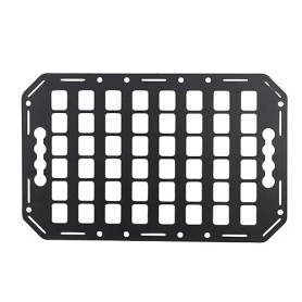 Luocute Panneau de Lit de Camion Molle, 432x273x2mm Lit Latéral en Aluminium L Panneau de Piste Molle pour Pick-up SUV Berline V