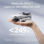DJI Mini 4K, Drone Caméra 4K UHD, Moins de 249 g, Stabilisation de la Nacelle à 3 Axes, Transmission Vidéo sur 10 km, Retour Aut