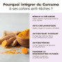 Séfia - Cotons anti-imperfections visage & corps - 30 cotons - Curcuma + Vitamine C + Niacinamide - Aide à atténuer l'apparence